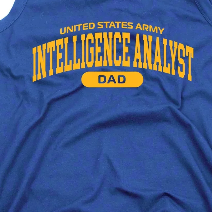 Proud Army Intelligence Analyst Dad Gift Tank Top