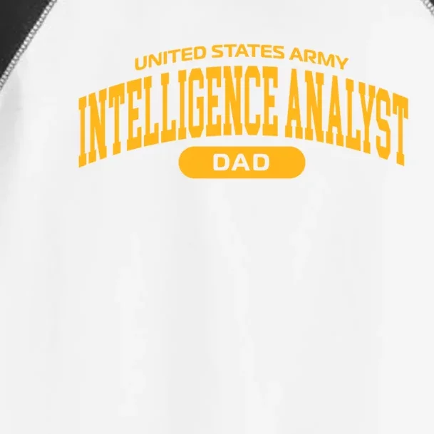 Proud Army Intelligence Analyst Dad Gift Toddler Fine Jersey T-Shirt