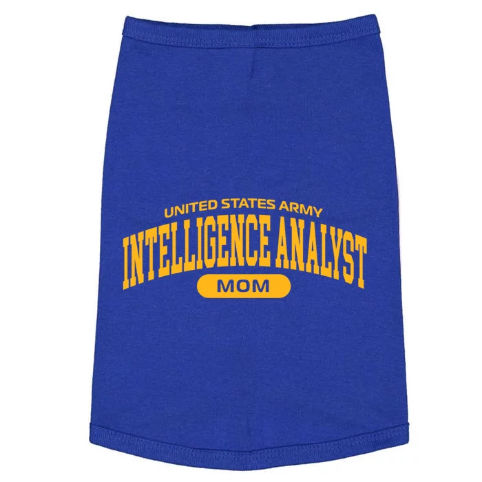 Proud Army Intelligence Analyst Mom Gift Doggie Tank