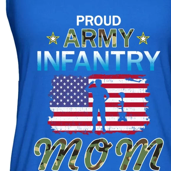 Proud Army Infantry Momfunny Gifti'm A Proud Army Infantry Mom Army Cool Gift Ladies Essential Flowy Tank