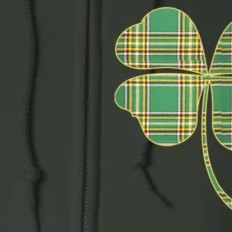 Paid Shamrock Clover Full Zip Hoodie