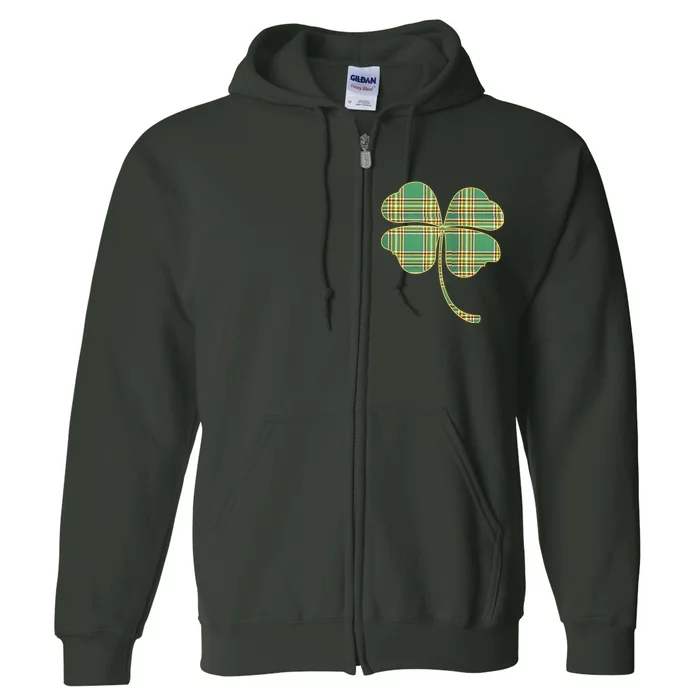 Paid Shamrock Clover Full Zip Hoodie