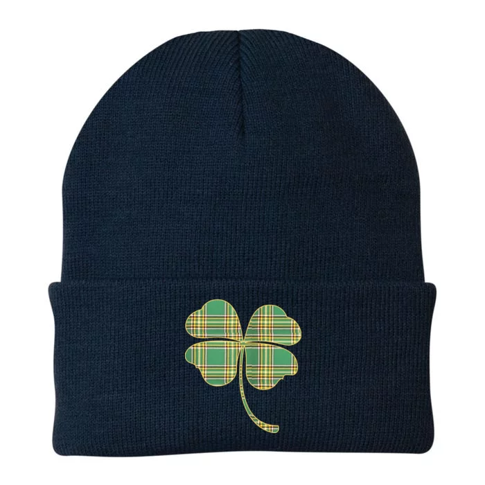 Paid Shamrock Clover Knit Cap Winter Beanie