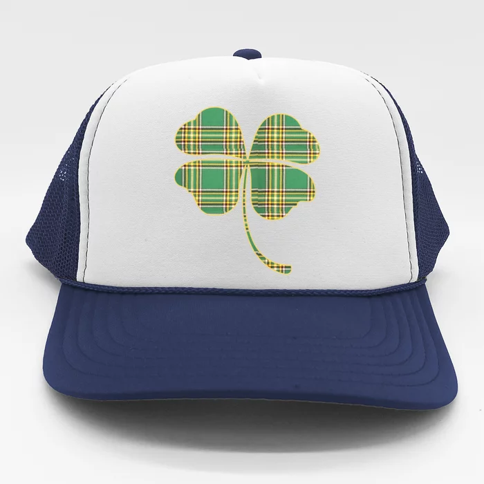 Paid Shamrock Clover Trucker Hat