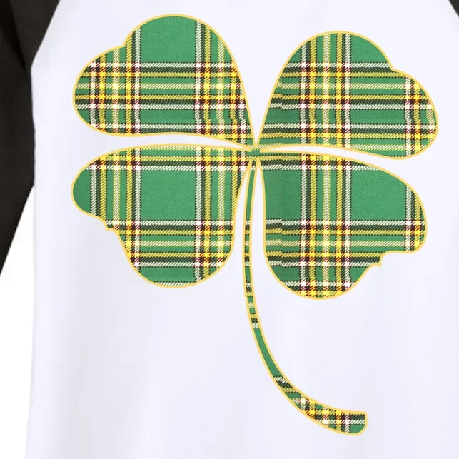 Paid Shamrock Clover Women's Tri-Blend 3/4-Sleeve Raglan Shirt