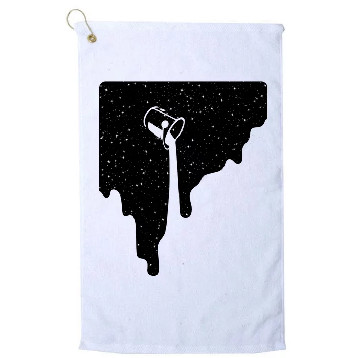 Paint Bucket Galaxy Platinum Collection Golf Towel