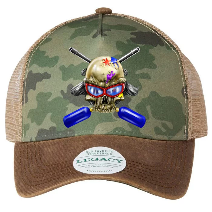 Paintball Skull Legacy Tie Dye Trucker Hat