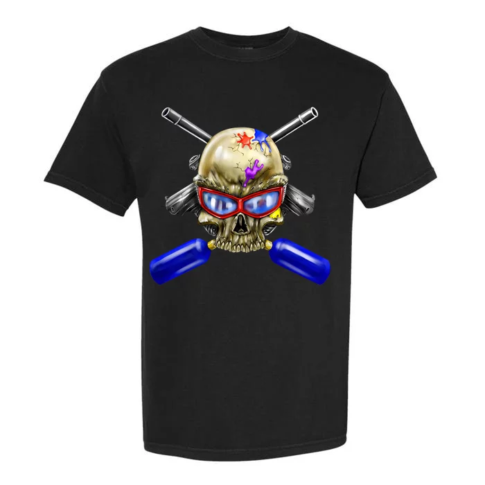 Paintball Skull Garment-Dyed Heavyweight T-Shirt