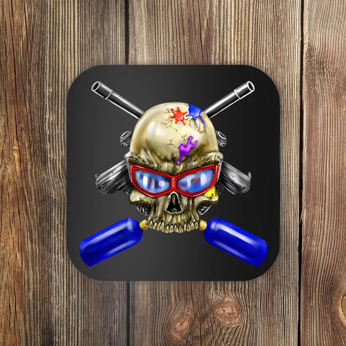 Paintball Skull Coaster