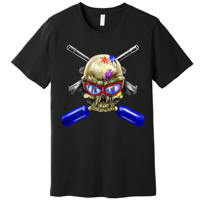 Paintball Skull Premium T-Shirt