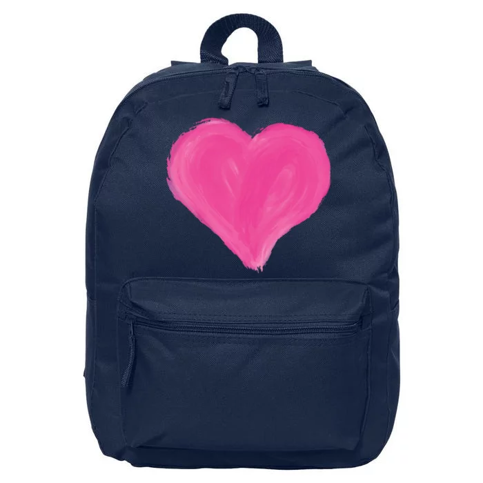 Painted Heart 16 in Basic Backpack