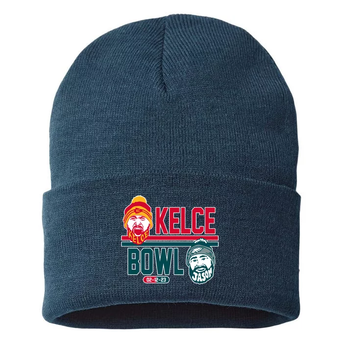 Philly And Kansas Kelce Bowl Arizona Sustainable Knit Beanie