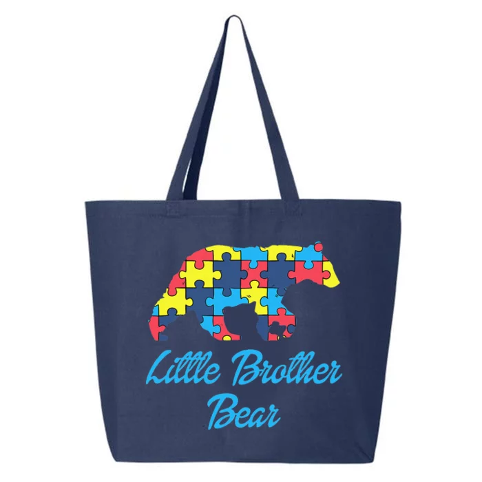 Proud Autism Little Brother Awareness Support 25L Jumbo Tote