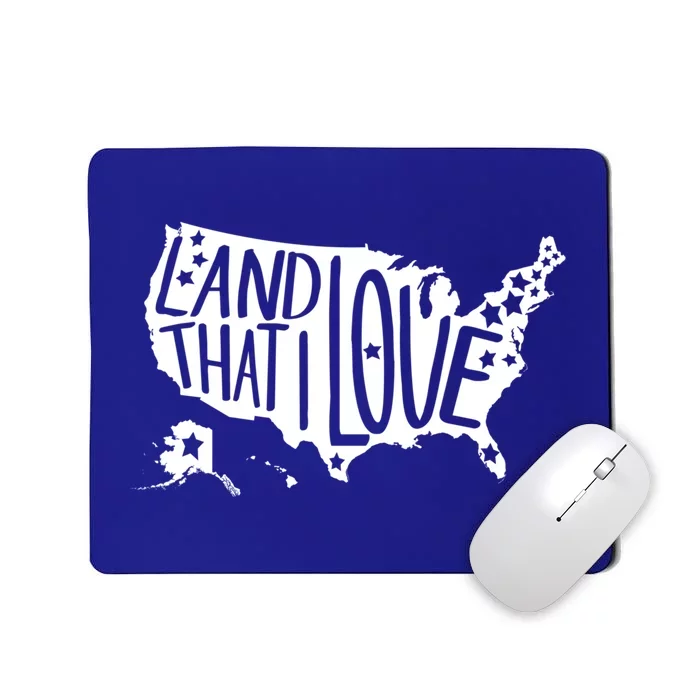 Proud American Land That I Love Pledge Allegiance Gift Mousepad