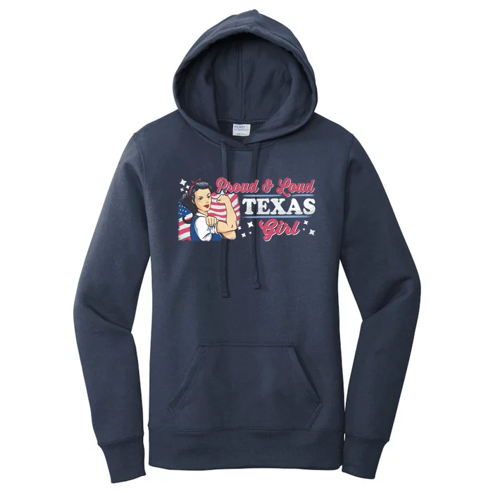 Proud And Loud Texas Proud American Gift Women's Pullover Hoodie