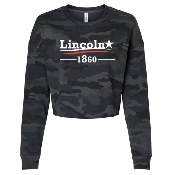 President Abraham Lincoln Cropped Pullover Crew