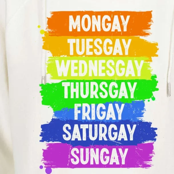 Pride Agenda Love Lgbt Montuesgift Womens Funnel Neck Pullover Hood