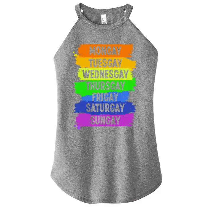 Pride Agenda Love Lgbt Montuesgift Women’s Perfect Tri Rocker Tank