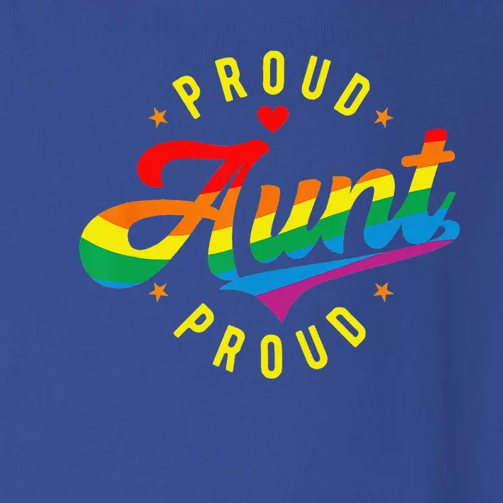 Proud Aunt LGBTQ Rainbow Toddler Long Sleeve Shirt