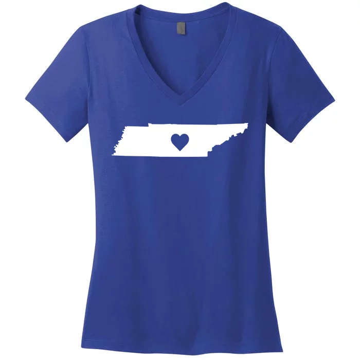 Proud American Love For Tennessee State Pride Gift Women's V-Neck T-Shirt