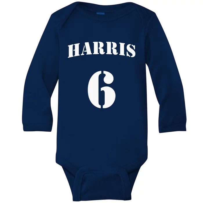 Pequeno Army Lettering Baby Long Sleeve Bodysuit