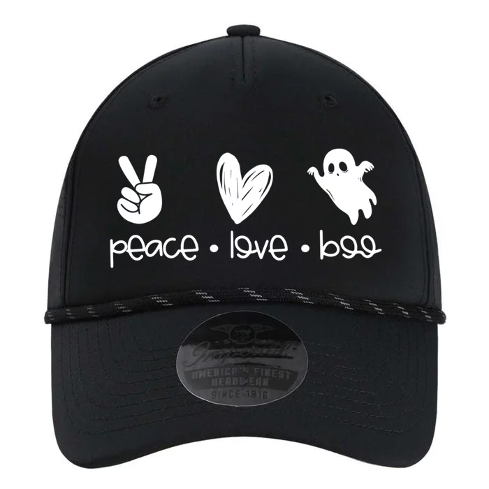 Peace And Love And Boo Ghost Halloween Autumn Fall Gift Performance The Dyno Cap