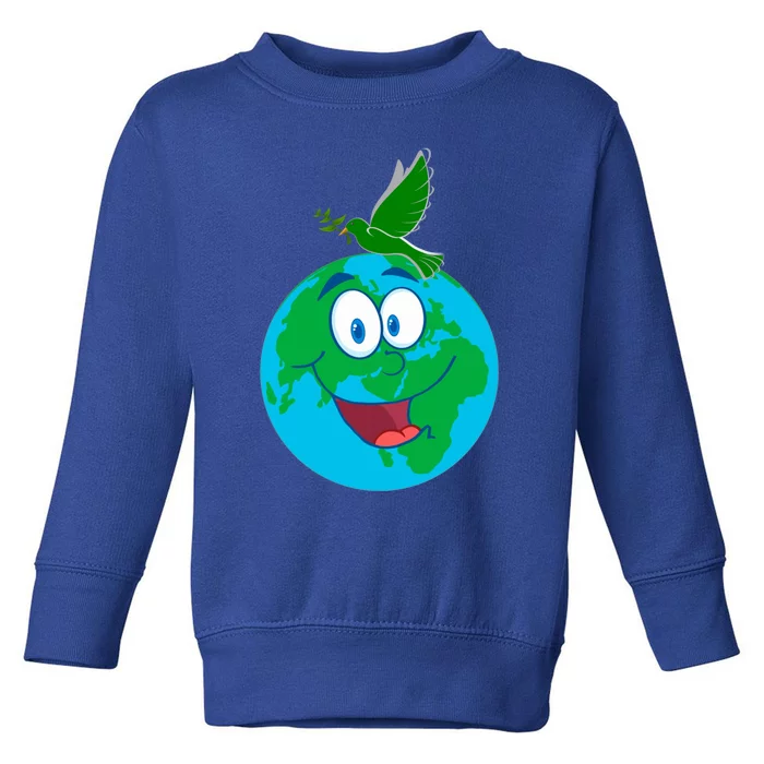 Peace And Love For The World Peace Sign Symbol Peace Ll Gift Toddler Sweatshirt