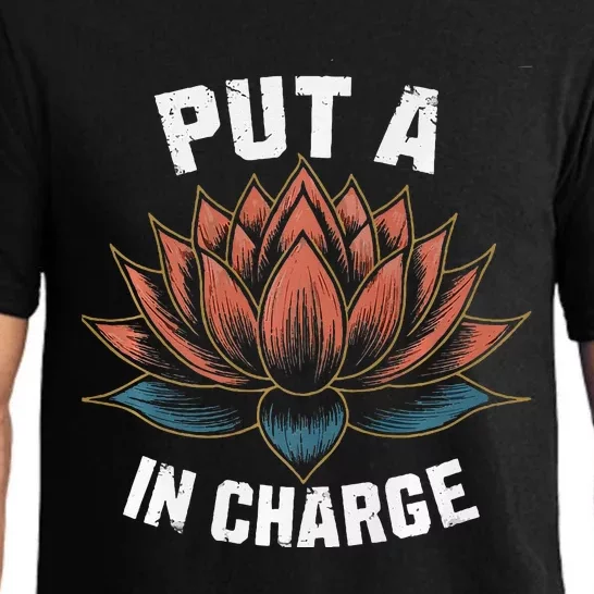 Put A Lotus In Charge Kamala Harris Female President 2024 Pajama Set