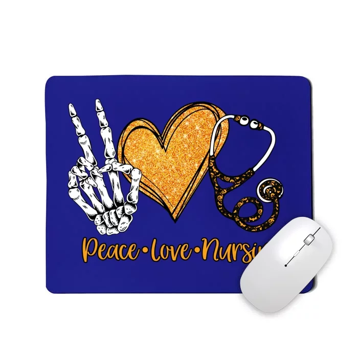 Peace And Love And Nursing Proud Healthcare Nurse Job Pride Meaningful Gift Mousepad