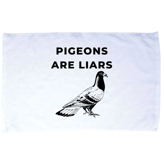 Pigeons Are Liars Microfiber Hand Towel