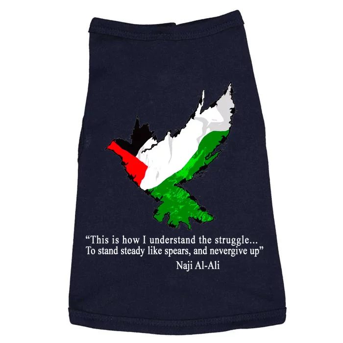 Palestine Flag Eagle Dove Naji Al-Ali Doggie Tank