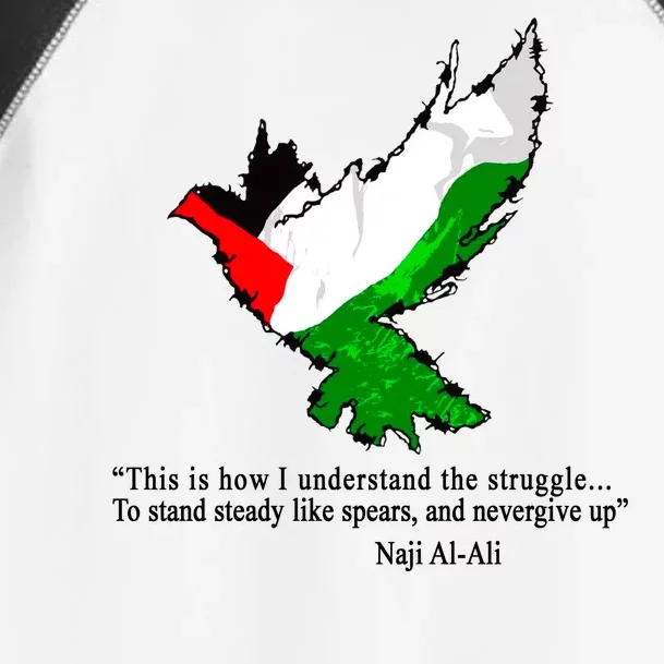 Palestine Flag Eagle Dove Naji Al-Ali Toddler Fine Jersey T-Shirt