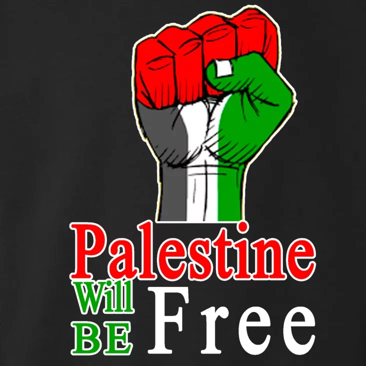 Palestine Will Be Free Raised Fist Toddler Hoodie