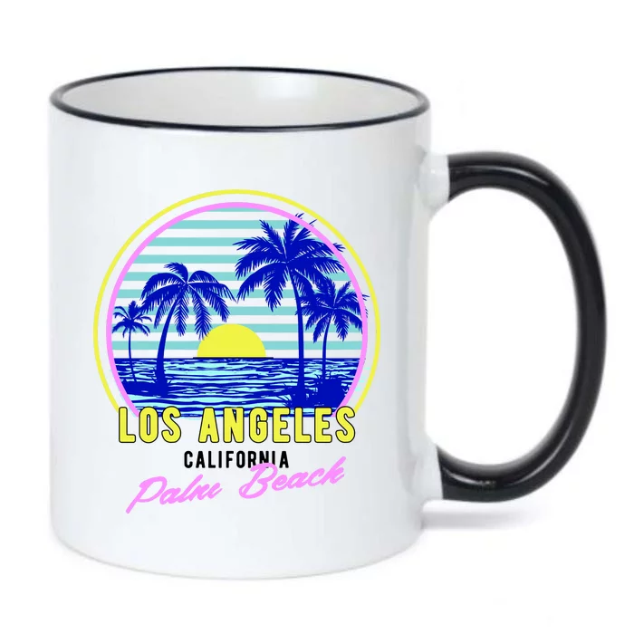 Palm Beach Black Color Changing Mug