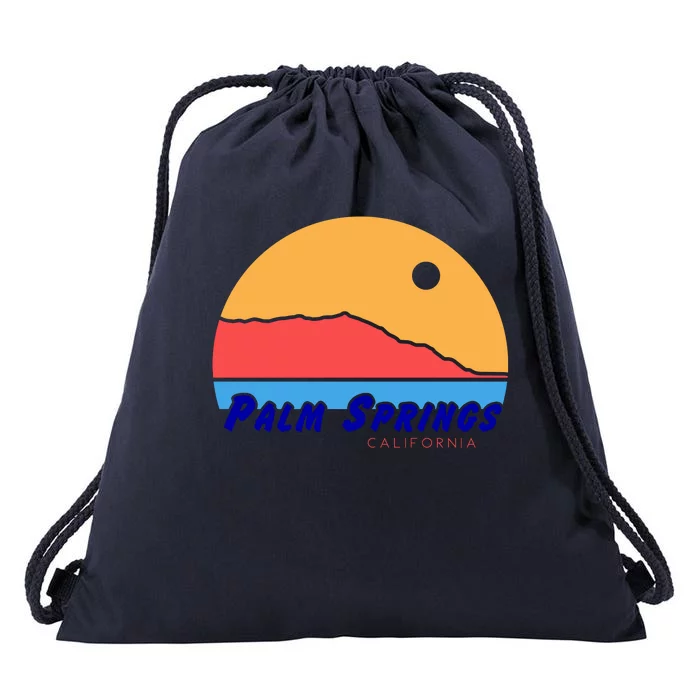 Palm Springs California Drawstring Bag