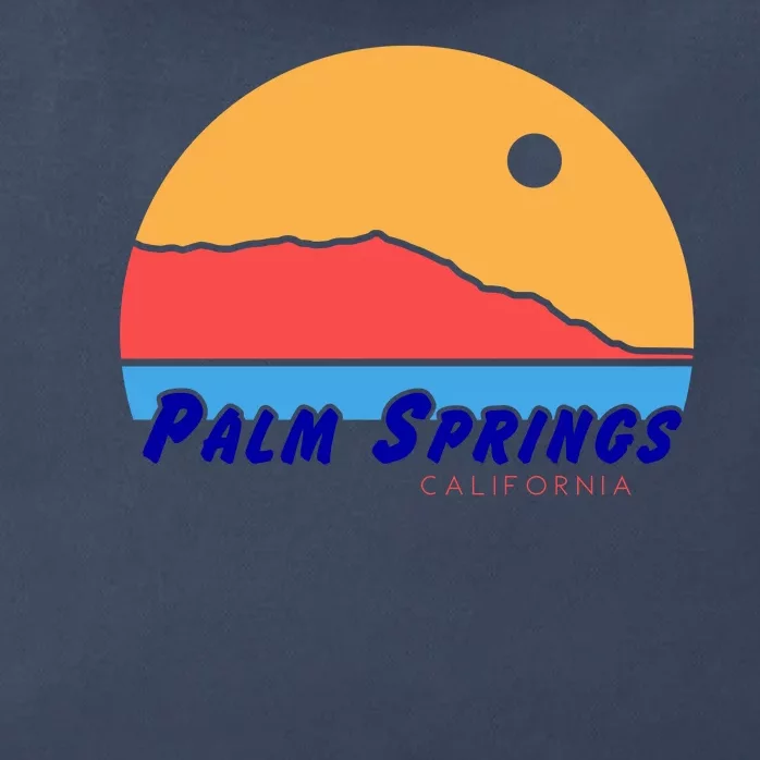 Palm Springs California Zip Tote Bag