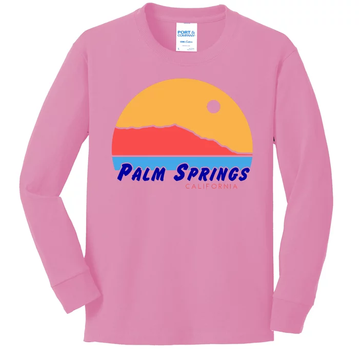 Palm Springs California Kids Long Sleeve Shirt