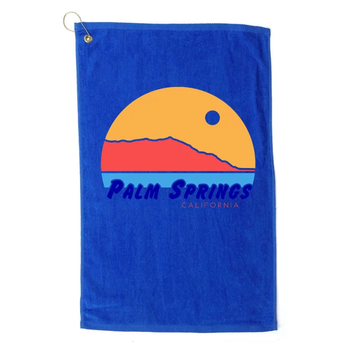 Palm Springs California Platinum Collection Golf Towel