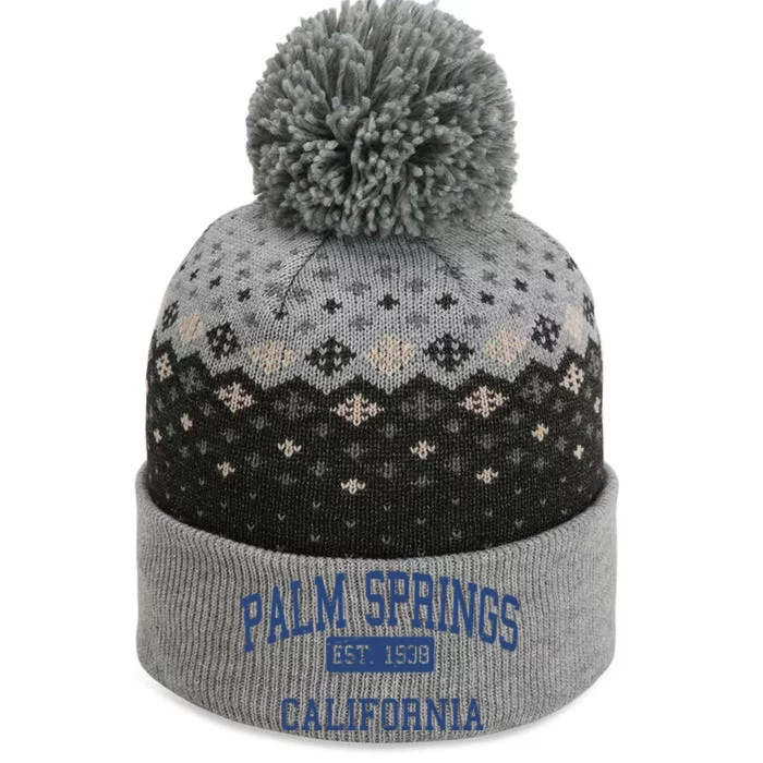 Palm Springs California EST 1938 The Baniff Cuffed Pom Beanie