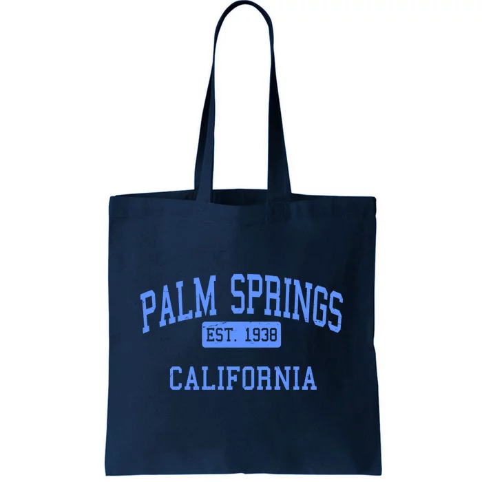 Palm Springs California EST 1938 Tote Bag