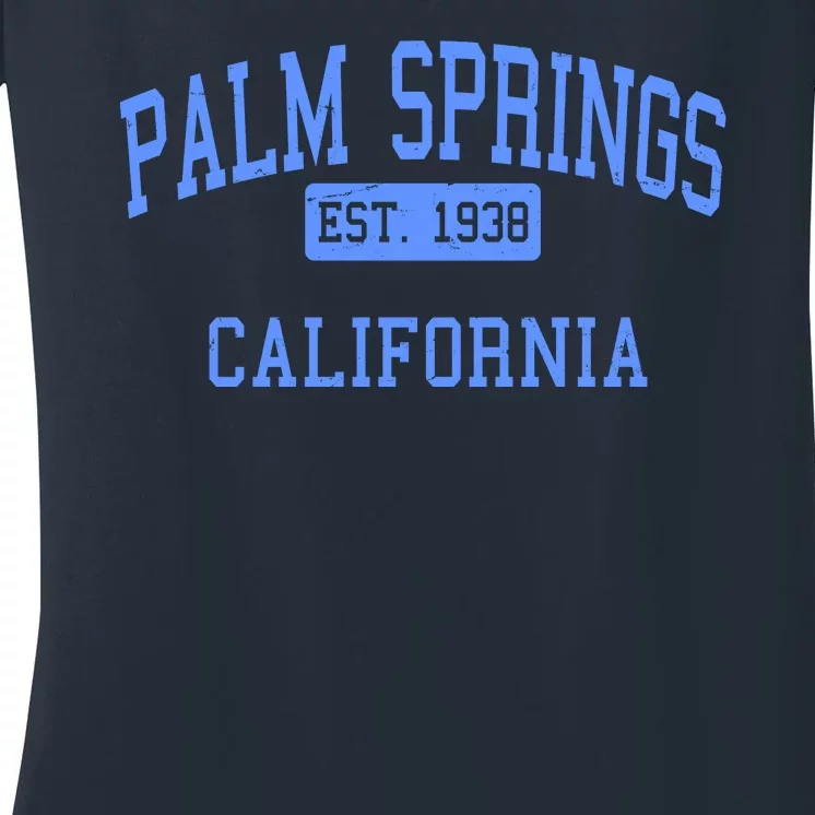 Palm Springs California EST 1938 Women's V-Neck T-Shirt