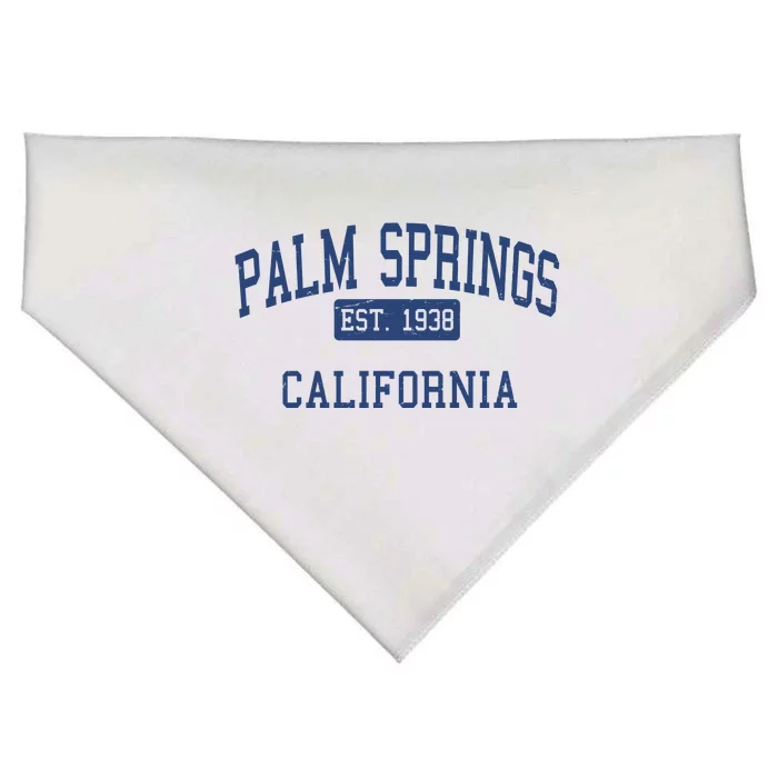 Palm Springs California EST 1938 USA-Made Doggie Bandana