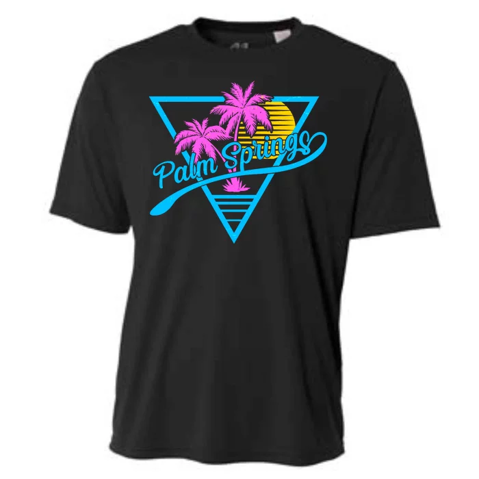 Palm Springs Retro 80's Neon Cooling Performance Crew T-Shirt