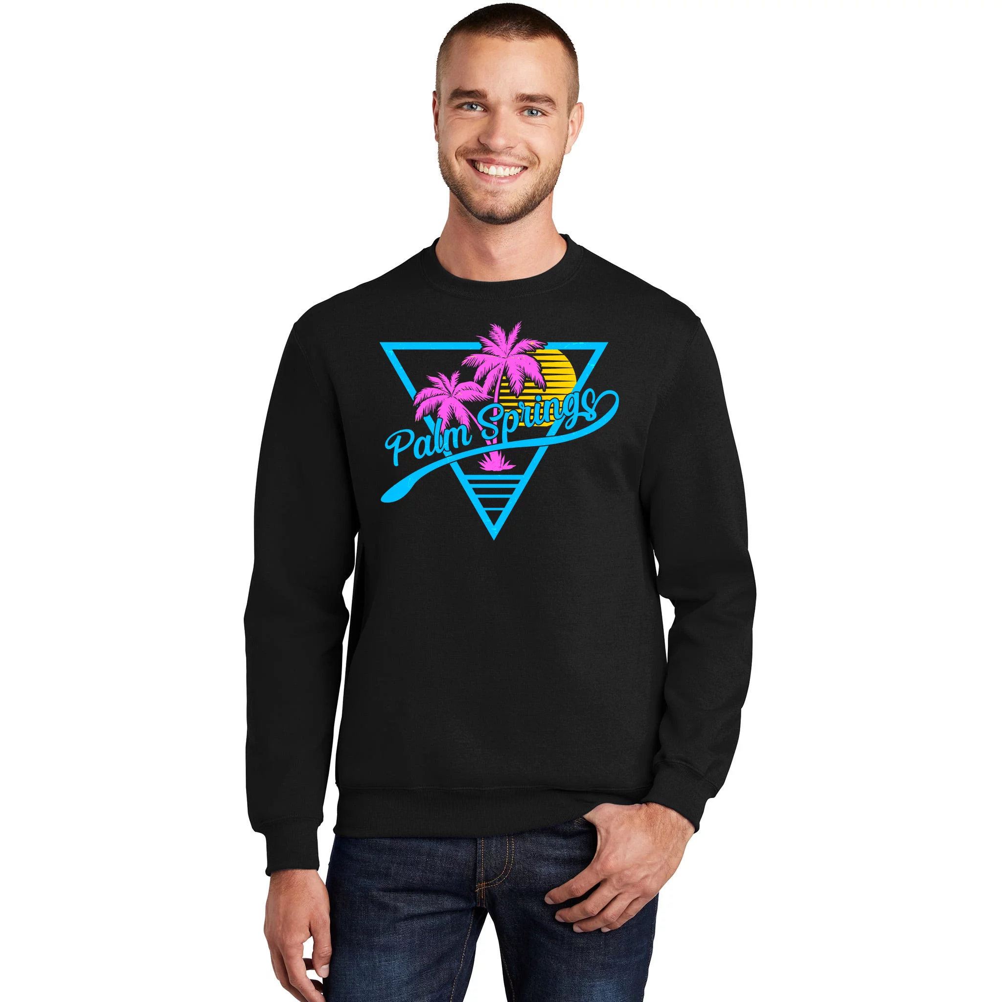 Neon Palms Crewneck Sweatshirt