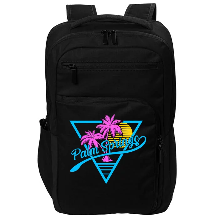 Palm Springs Retro 80's Neon Impact Tech Backpack