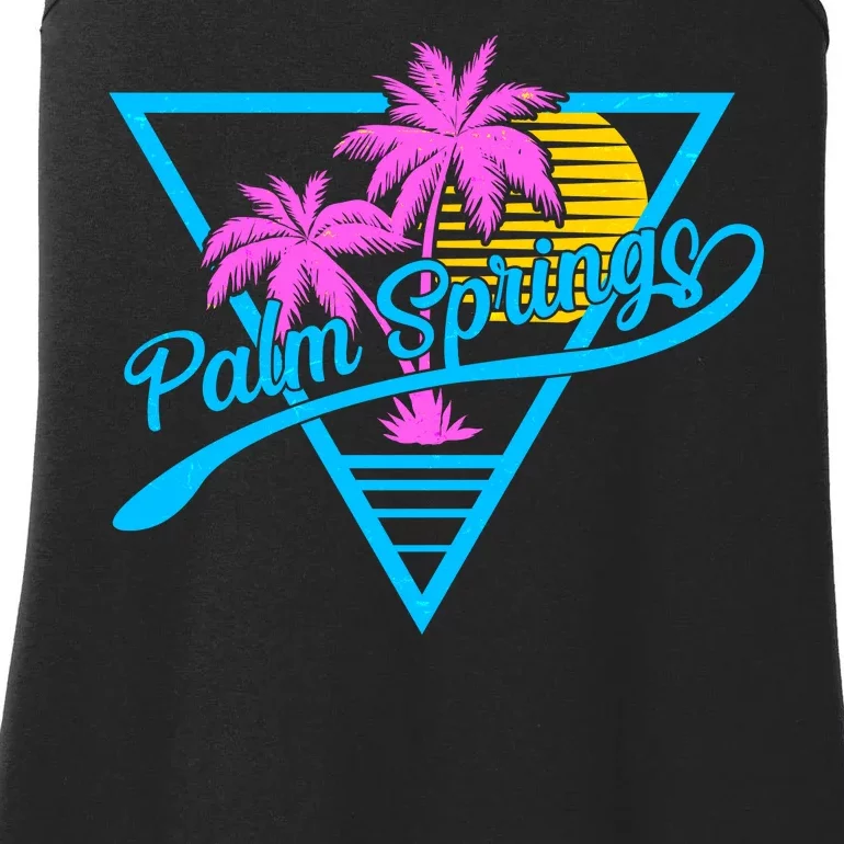 Palm Springs Retro 80's Neon Ladies Essential Tank