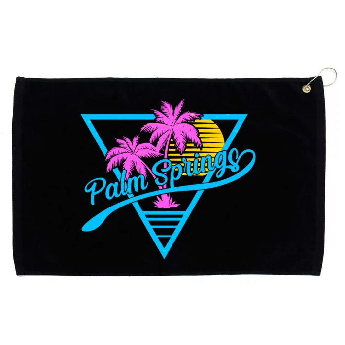 Palm Springs Retro 80's Neon Grommeted Golf Towel