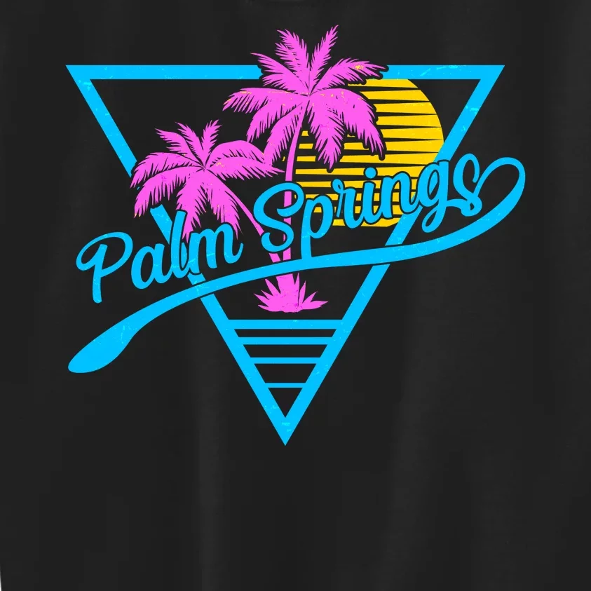 Palm Springs Retro 80's Neon Kids Sweatshirt