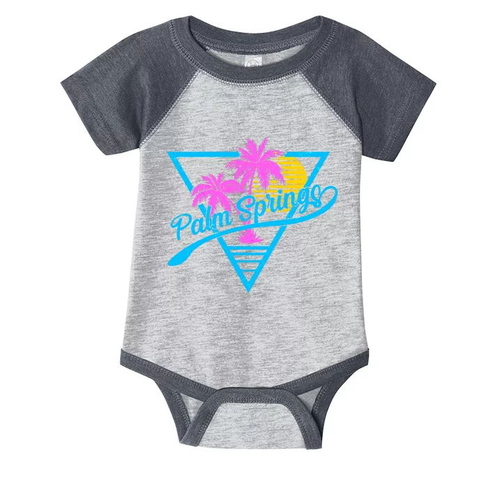 Palm Springs Retro 80's Neon Infant Baby Jersey Bodysuit