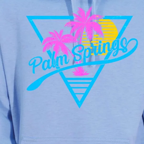 Palm Springs Retro 80's Neon Unisex Surf Hoodie